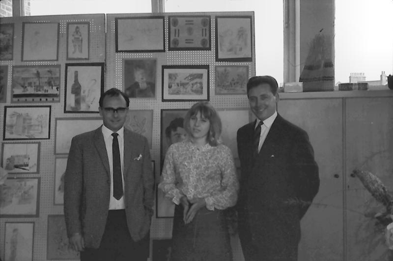 1966 - Open day Art Dept. 6 - Lance,Val & Chris
